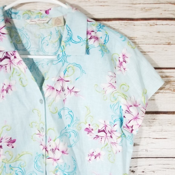 Tommy Bahama Stretch Floral Shirt. Small - Picture 4 of 8